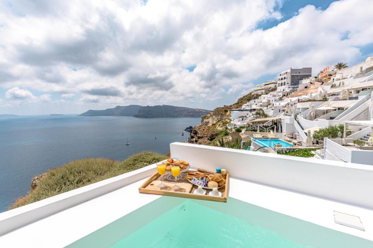 Amazing View Villa Oia With Jacuzzi Exterior foto